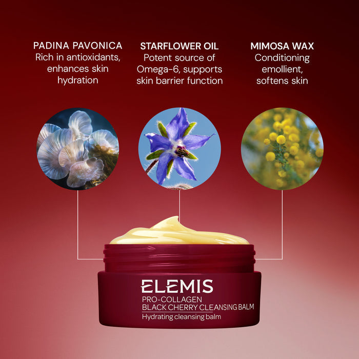 Lifestyle image of Elemis Pro-Collagen Black Cherry Balm