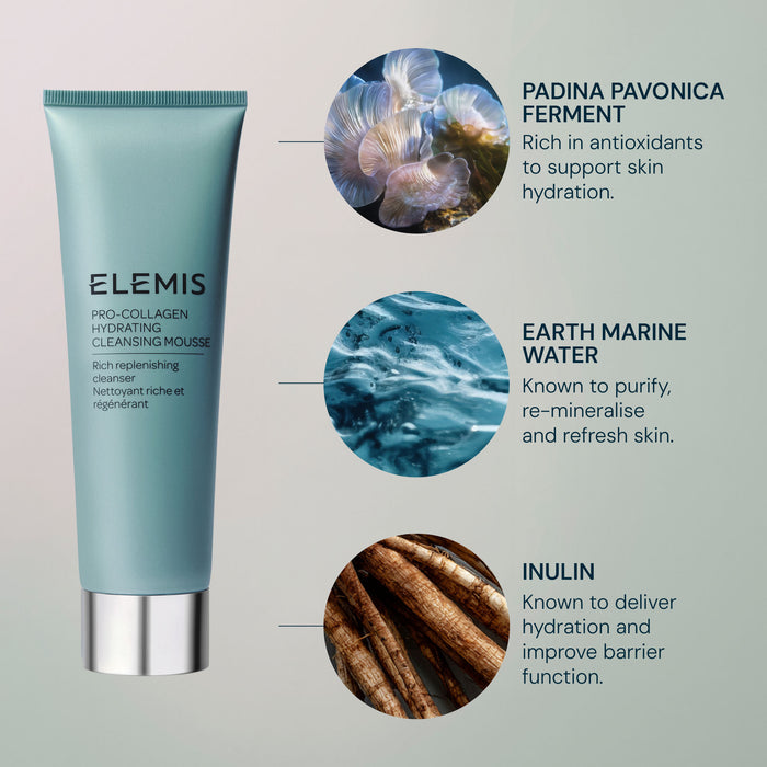 Lifestyle image of Elemis Pro-Collagen Hydrating Cleansing Mousse