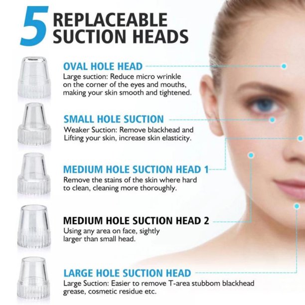 Professional Electric Blackhead Remover Vacuum | Deep Pore Cleansing Facial Tool
