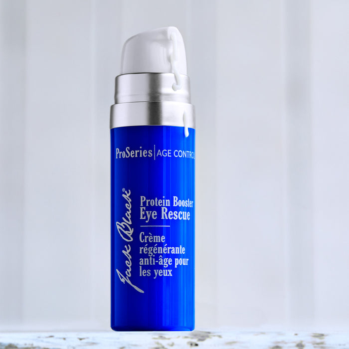 Lifestyle image of Jack Black Protein Booster Eye Rescue