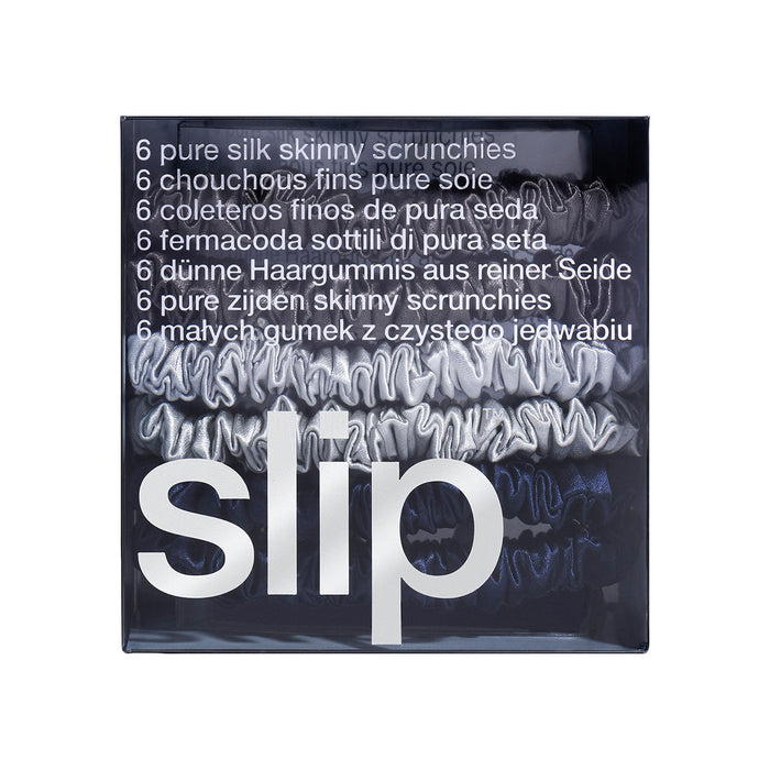 Image of the Slip Pure Silk Skinny Scrunchies variant: Midnight box