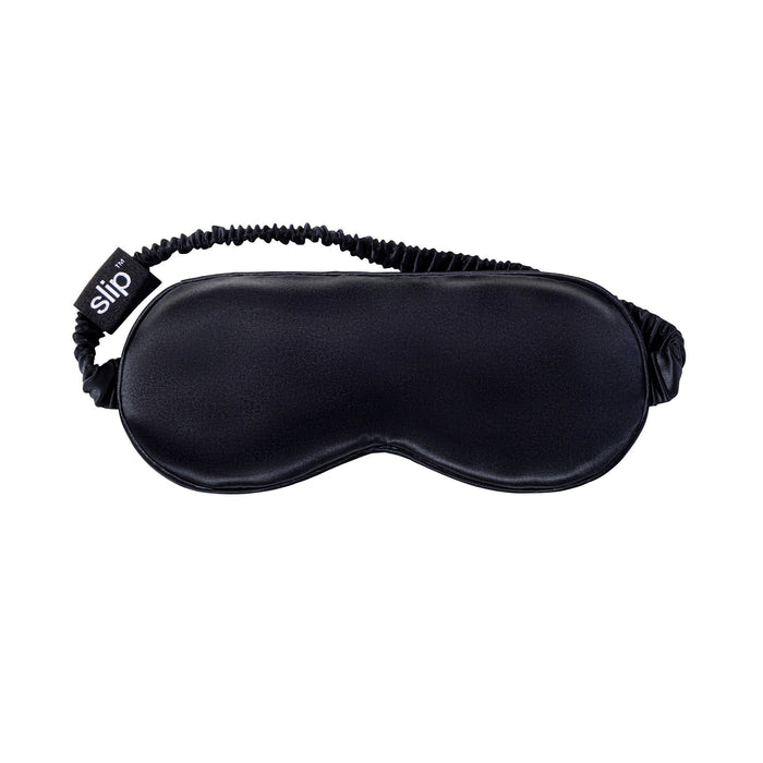 Image of an open Slip Pure Silk Sleep Mask variant: Black