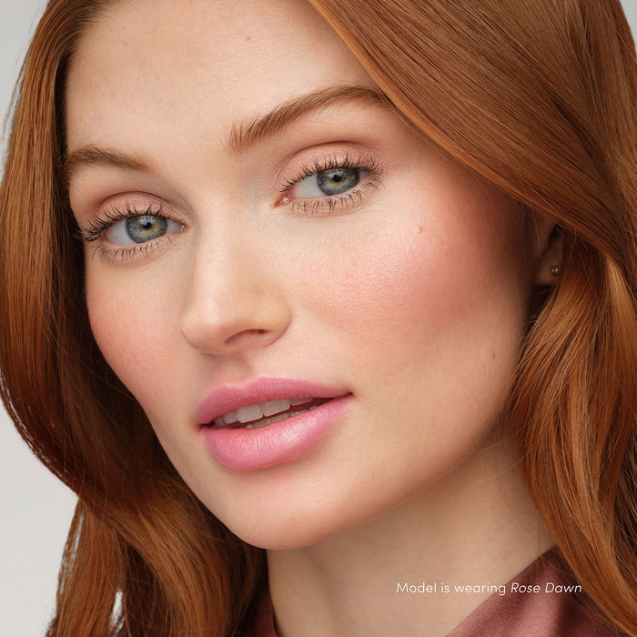 Model image of Jane Iredale PureBronze Shimmer Bronzer Refill variant: Rose Dawn