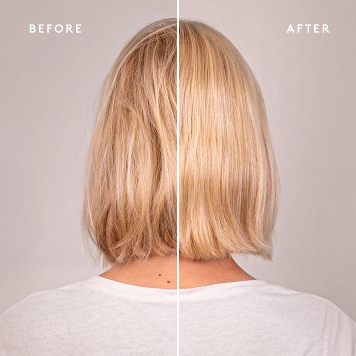 Before and after results of using Virtue Recovery Shampoo variant: 17 oz
