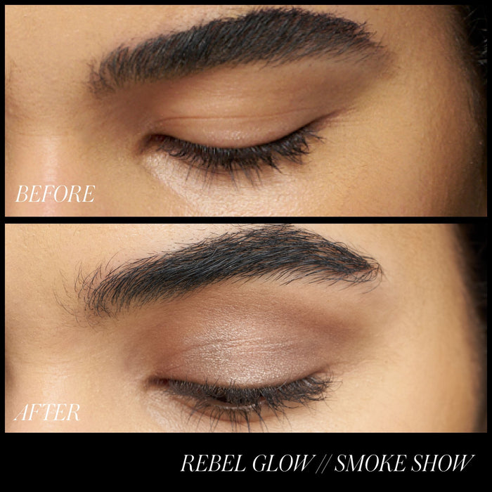 Before and after results of using   variant: Rebel Glow
