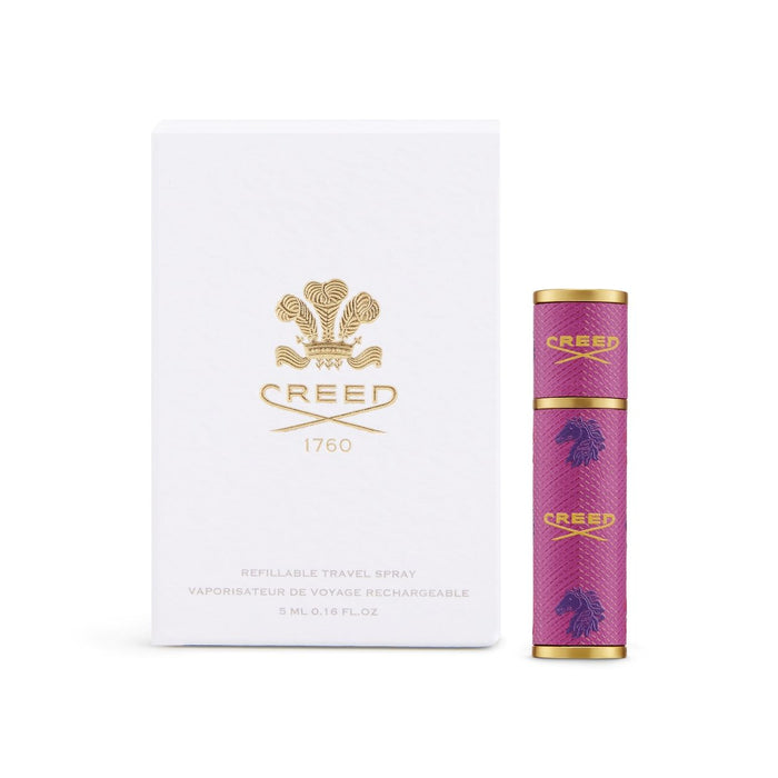 Image of the Creed Refillable Travel Perfume Atomizer variant: Pink box
