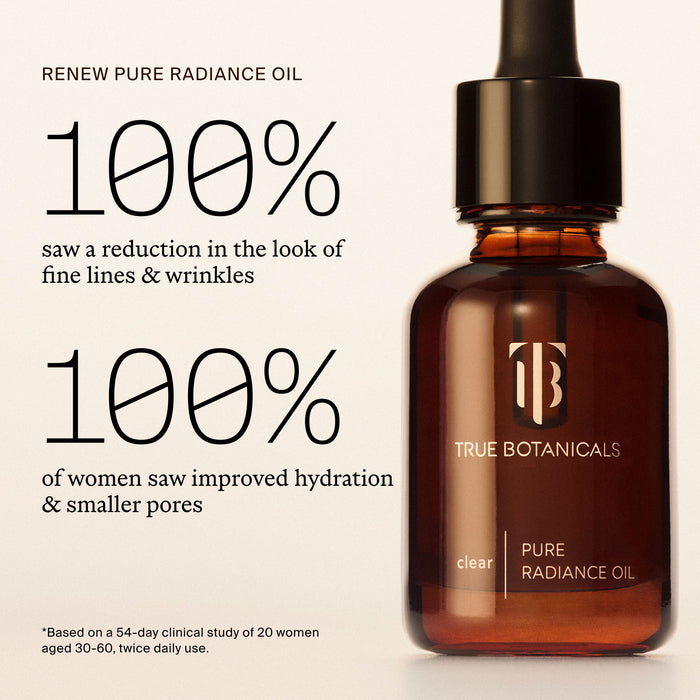Lifestyle image of True Botanicals Renew Pure Radiance Oil