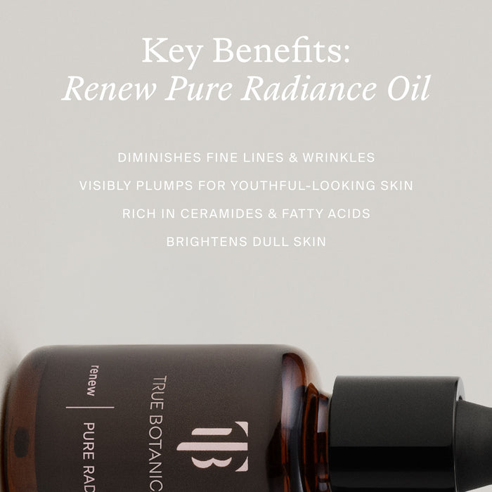 Lifestyle image of True Botanicals Renew Pure Radiance Oil