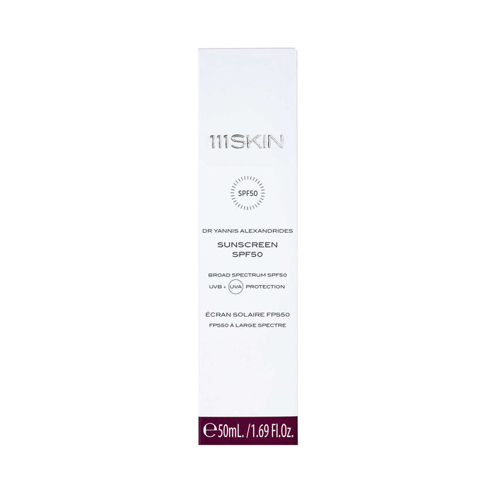 Image of the 111SKIN Repair Sunscreen SPF 50 box