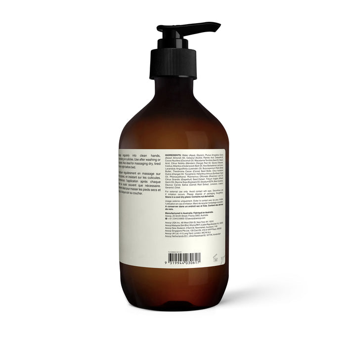 Back image of Aesop Resurrection Aromatique Hand Balm