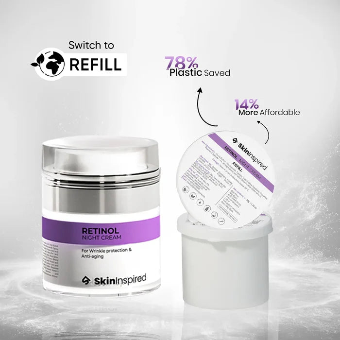 Retinol Night Cream & Refill Combo