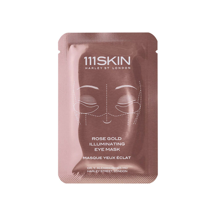 Image of the 111SKIN Rose Gold Illuminating Eye Mask variant: 8 Treatments box