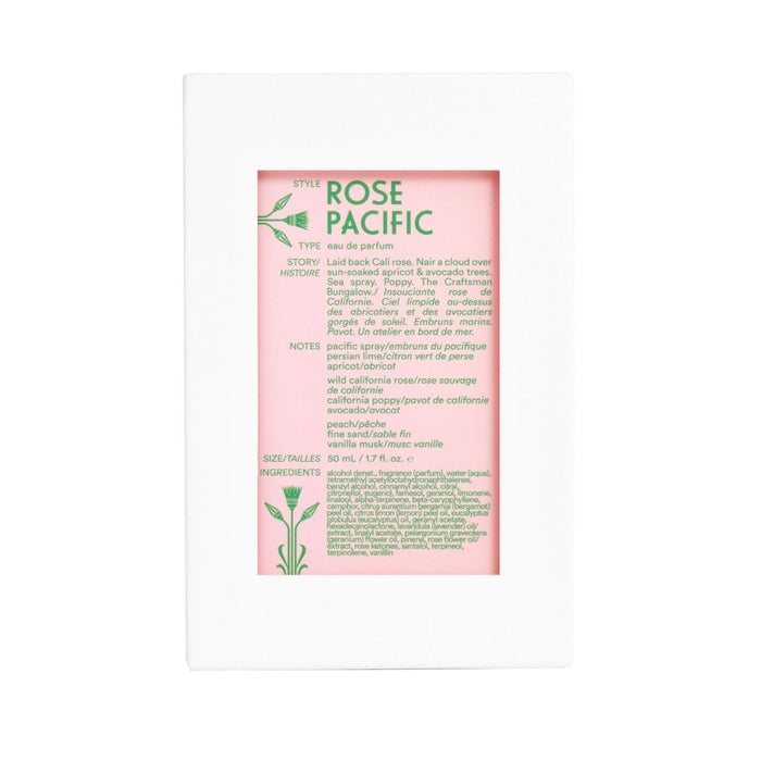Back image of D.S. & Durga Rose Pacific Eau de Parfum variant: 1.7 fl oz