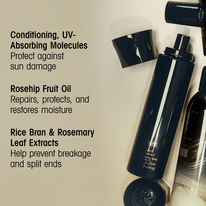 Information related to Oribe Royal Blowout Heat Protectant Spray for Sleekness & Shine