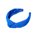 Lele Sadoughi Royal Blue Neoprene Knotted Headband main image