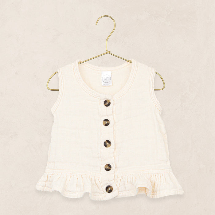 Ruffle Tank - Cream