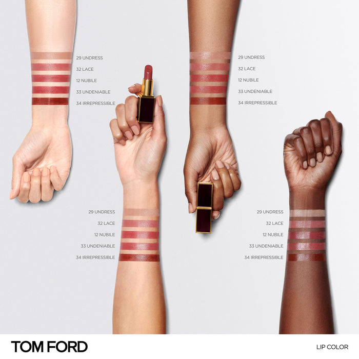 A shade comparison of   variant: 34 Irrepressible