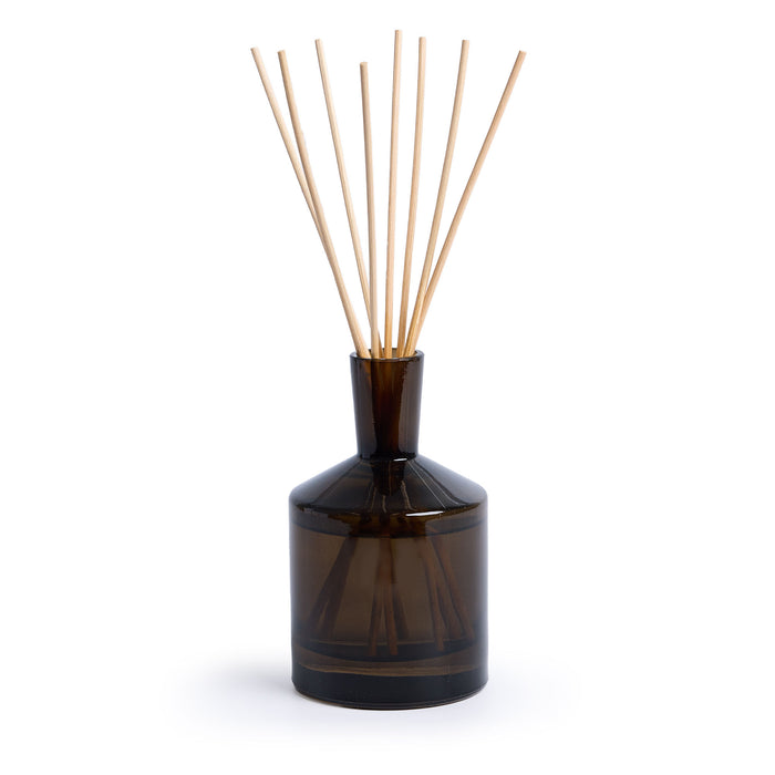 Image of an open Lafco Saffron Sandalwood Reed Diffuser variant: 6 fl oz (Classic)