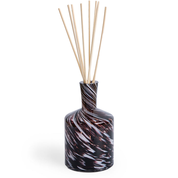 Image of an open Lafco Saffron Sandalwood Reed Diffuser variant: 15.5 oz (Signature)