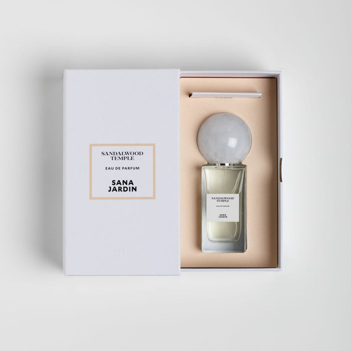 Image of the Sana Jardin Sandalwood Temple Eau de Parfum variant: 1.7 fl oz box