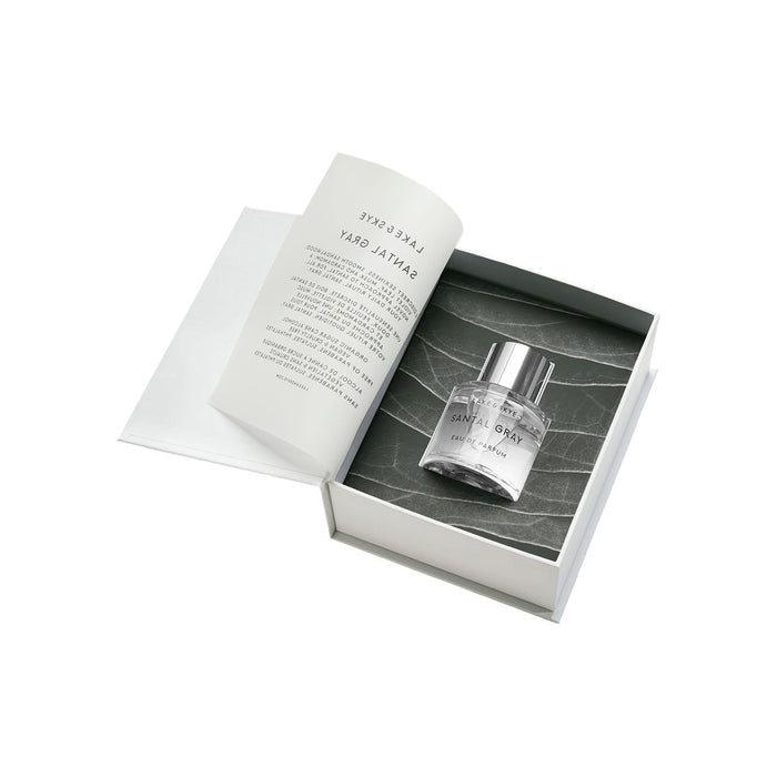 Image of an open Lake & Skye Santal Gray Eau de Parfum variant: 1.7 fl oz | 50 ml