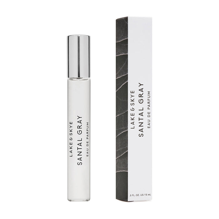 Image of the Lake & Skye Santal Gray Eau de Parfum variant: 0.5 fl oz | 15 ml box