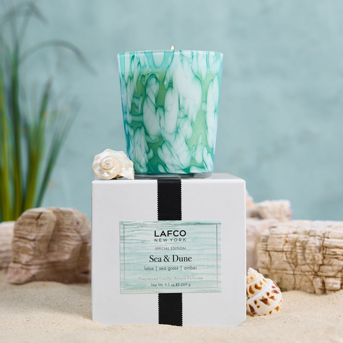 Lifestyle image of Lafco Sea & Dune Special Edition Candle (Limited Edition)