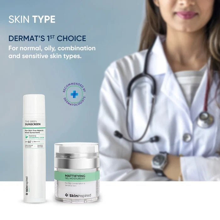 Dermat Choice 100% Mineral Sunscreen and Gel Moisturizer Combo Image