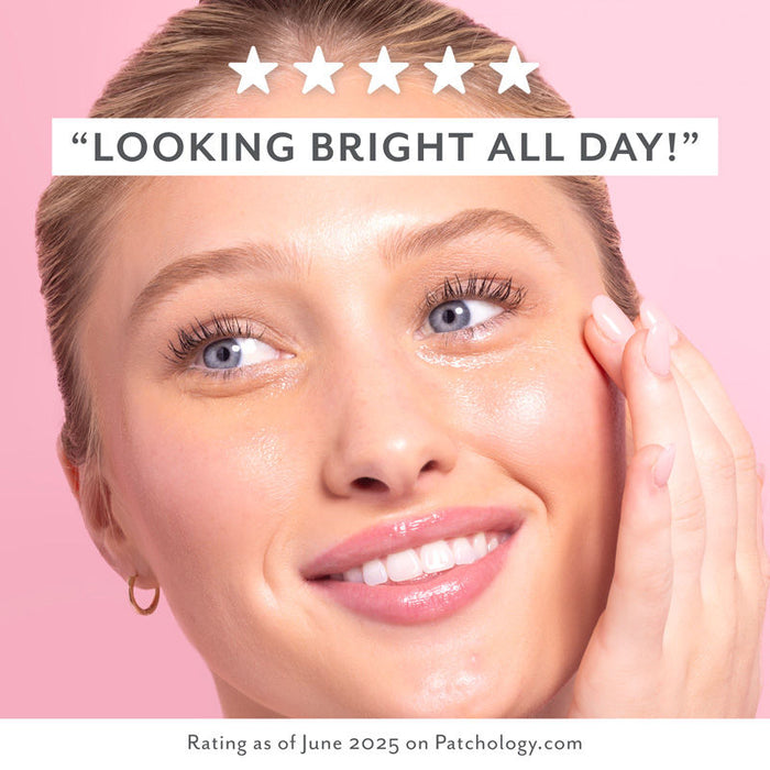 Image of an open Patchology Served Chilled Rose All Day Eye Gels 5pk