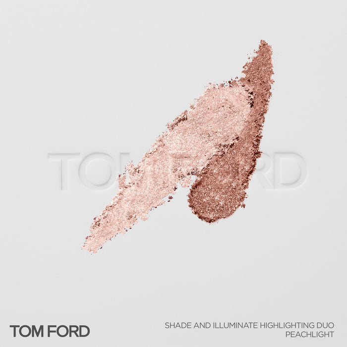 Swatch image of Tom Ford Shade and Illuminate Highlighting Duo variant: Peachlight