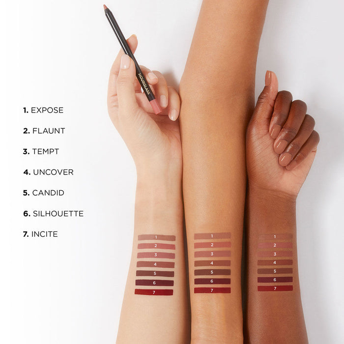 An arm swatch of Hourglass Shape and Sculpt Lip Liner variant: Candid 5
