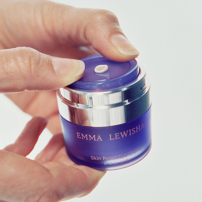 Image of an open Emma Lewisham Skin Reset Eye Crème