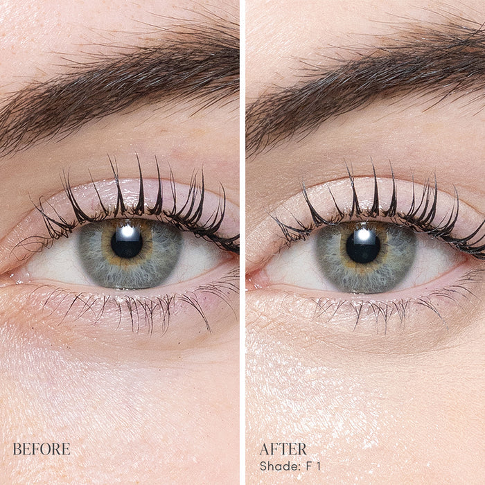 Before and after results of using   variant: F1 - Fair With Neutral Undertones