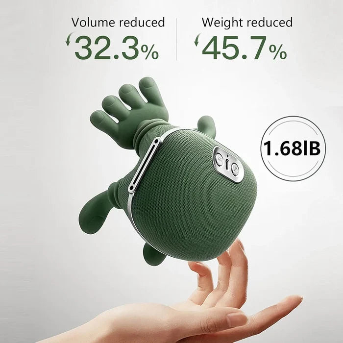 Smart Shiatsu Neck & Shoulder Massager with Heat – Deep Kneading Pain Relief Device