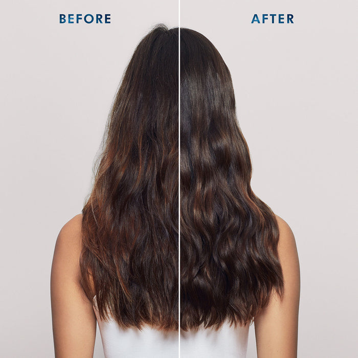 Before and after results of using Moroccanoil Smoothing Lotion variant: Default Title