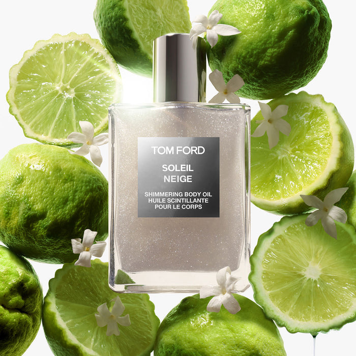 Lifestyle image of Tom Ford Soleil Neige Shimmering Body Oil