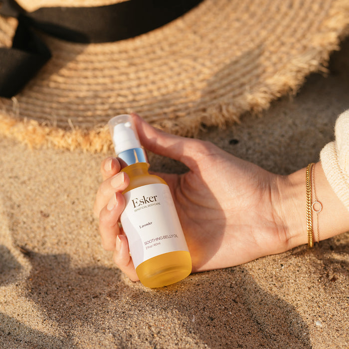 Esker Soothing Belly Oil Size variant: 4 fl oz model image .