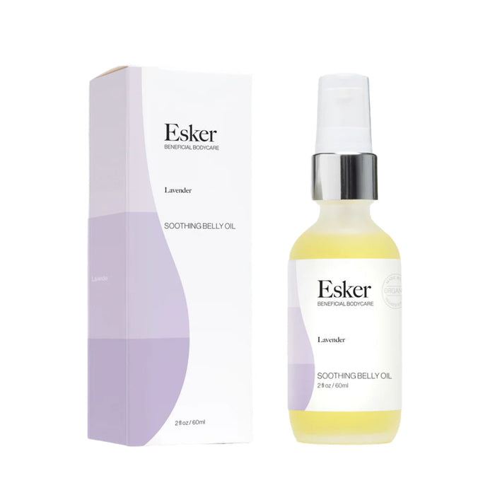 Esker Soothing Belly Oil Size variant: 2 fl oz main image.