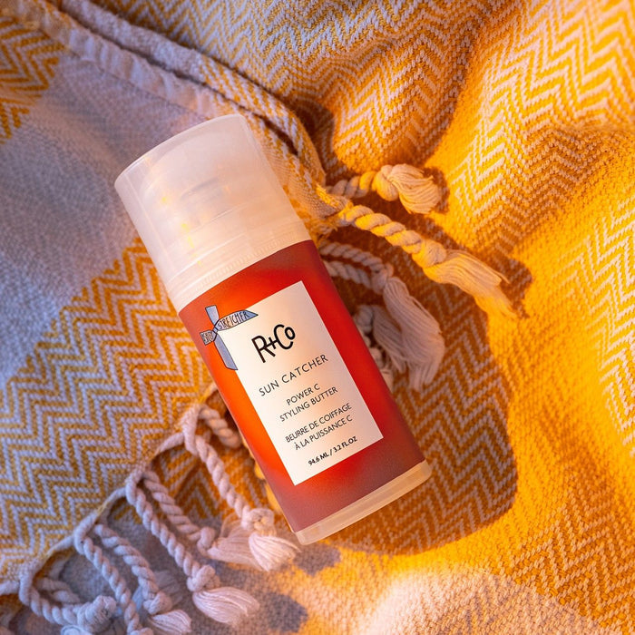 Lifestyle image of R+Co Sun Catcher Power C Styling Butter