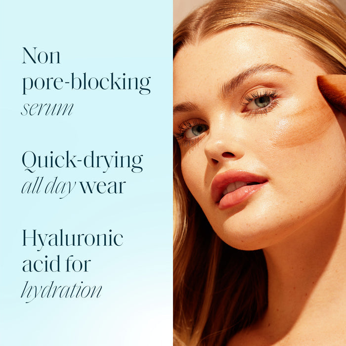 Image of an open St. Tropez Sunlit Skin Bronzing Tint and Self Tan Face Serum