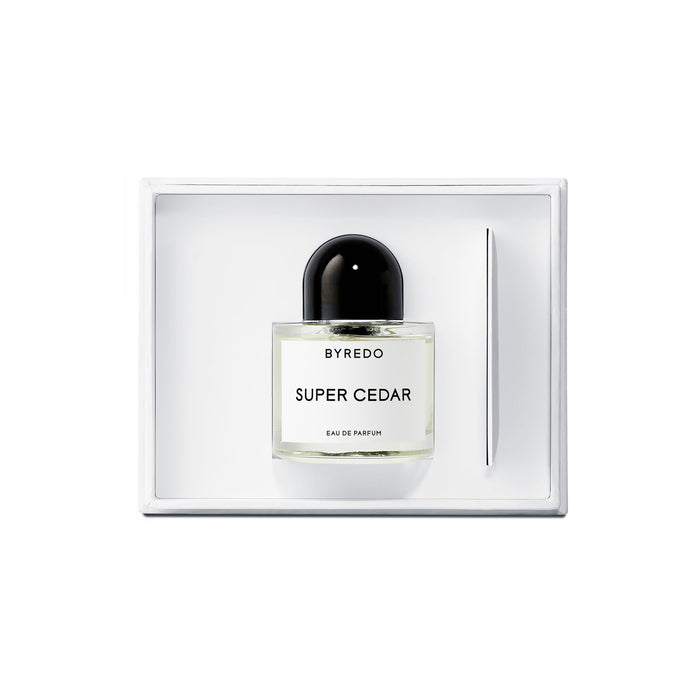 Image of the Byredo Super Cedar Eau de Parfum variant: 1.7 fl oz box