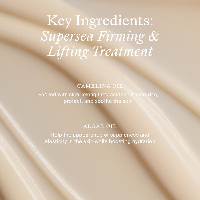 Lifestyle image of True Botanicals SuperSEA Firming & Lifting Treatment