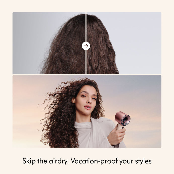 Before and after results of using Dyson Supersonic Travel Hair Dryer