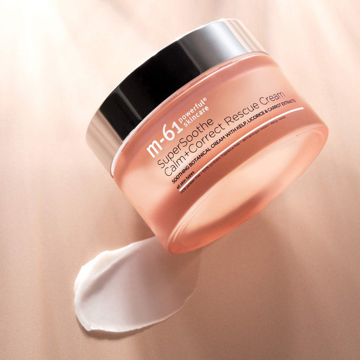Lifestyle image of M-61 SuperSoothe Calm+Correct Rescue Cream