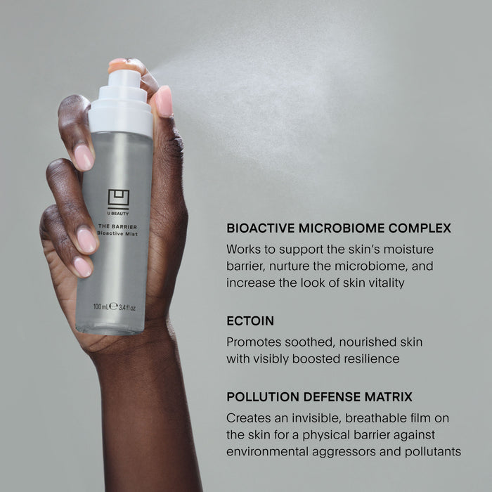 Lifestyle image of U Beauty The BARRIER Bioactive Mist