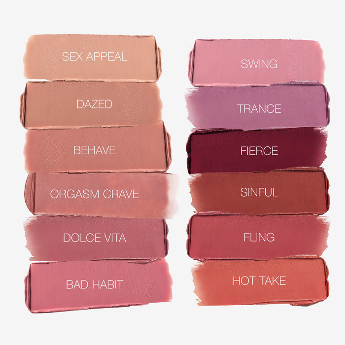 A shade comparison of Nars The Multiple variant: Sex Appeal