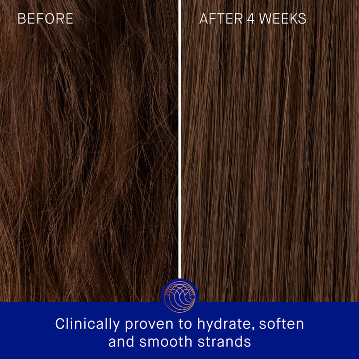 Before and after results of using Augustinus Bader The Rich Shampoo