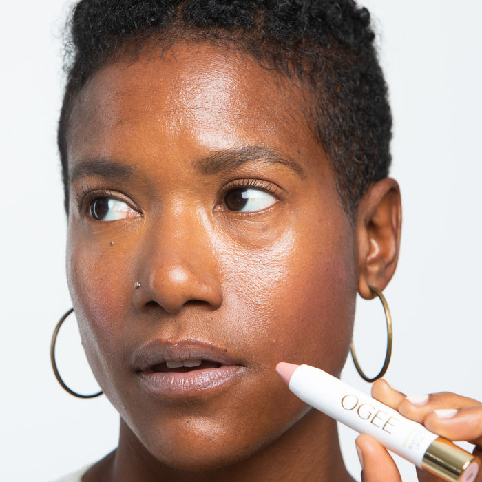 Model image of Ogee Tinted Sculpted Lip Oil variant: Magnolia