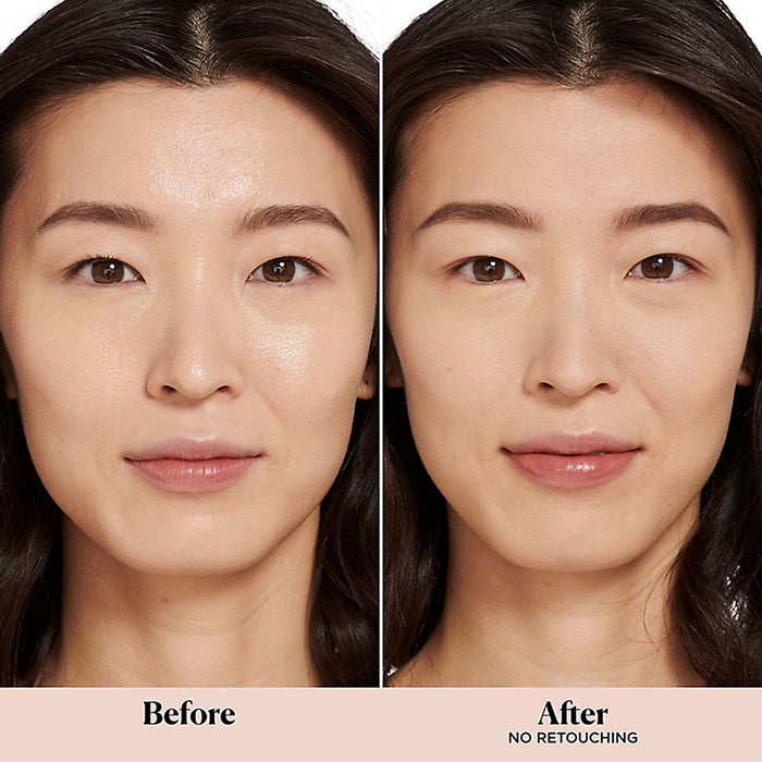 Before and after results of using   variant: Translucent