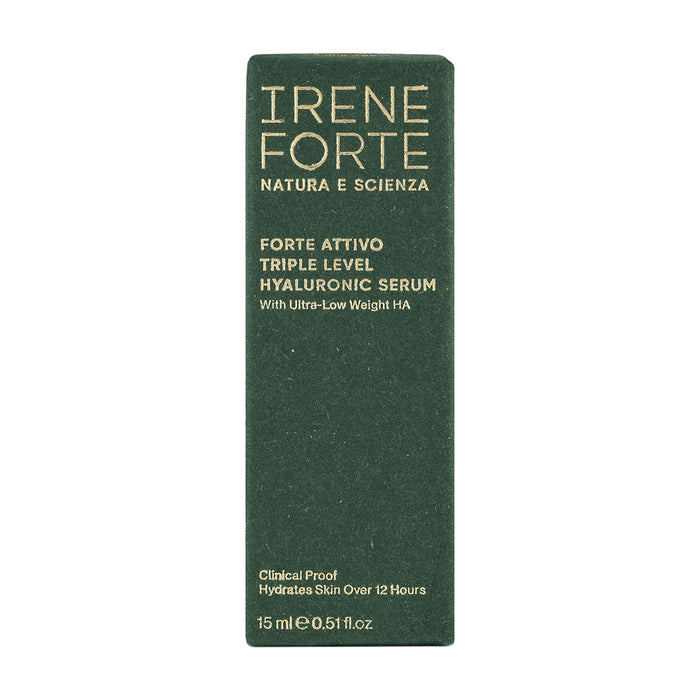 Image of the Irene Forte Triple Level Hyaluronic Serum box